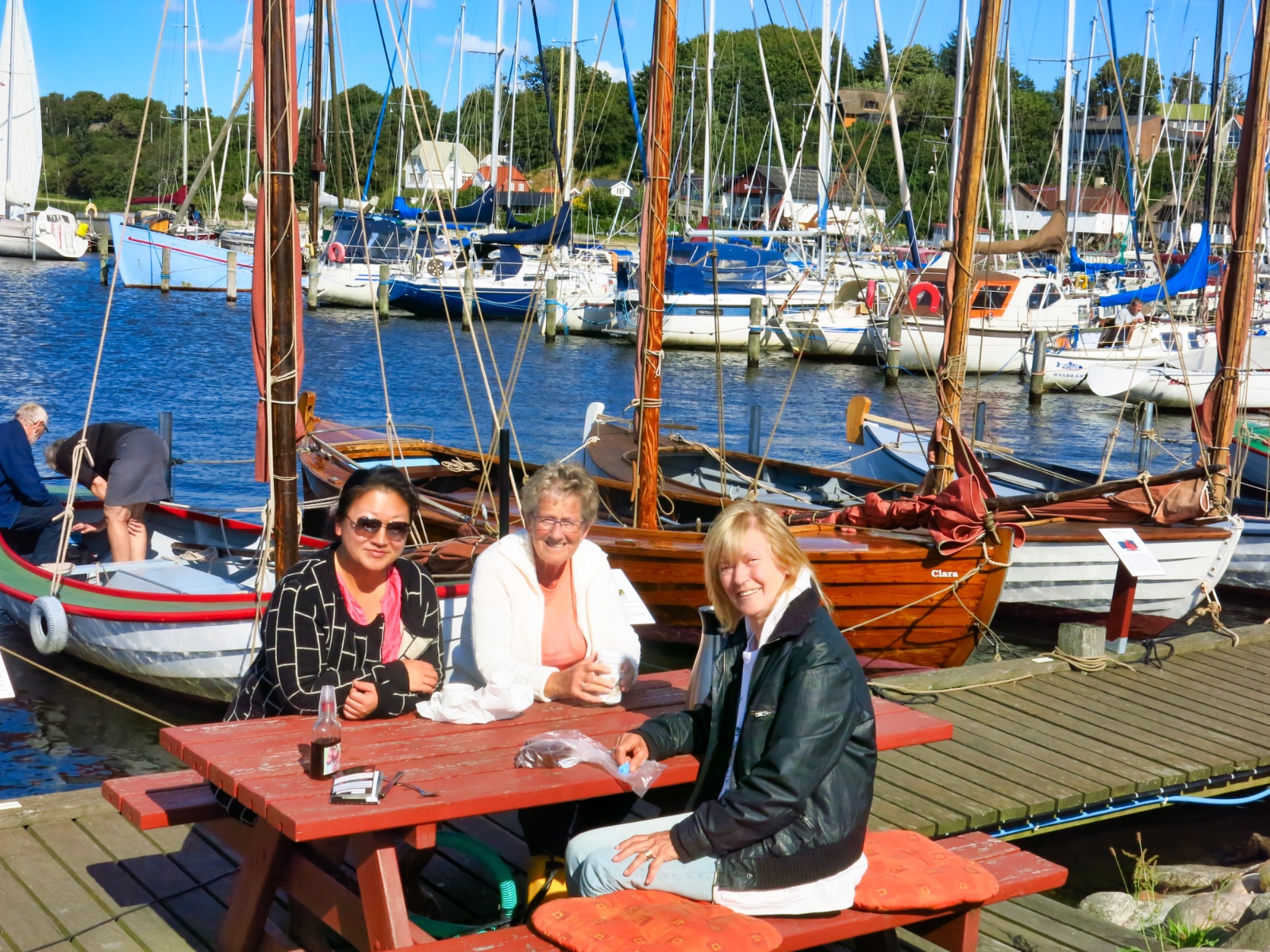 Anja kom med fra Skive til Hjarbæk